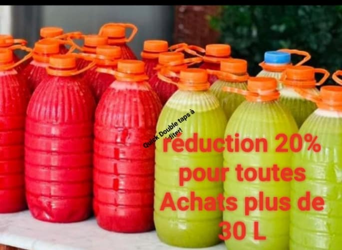 Jus de fruits frais