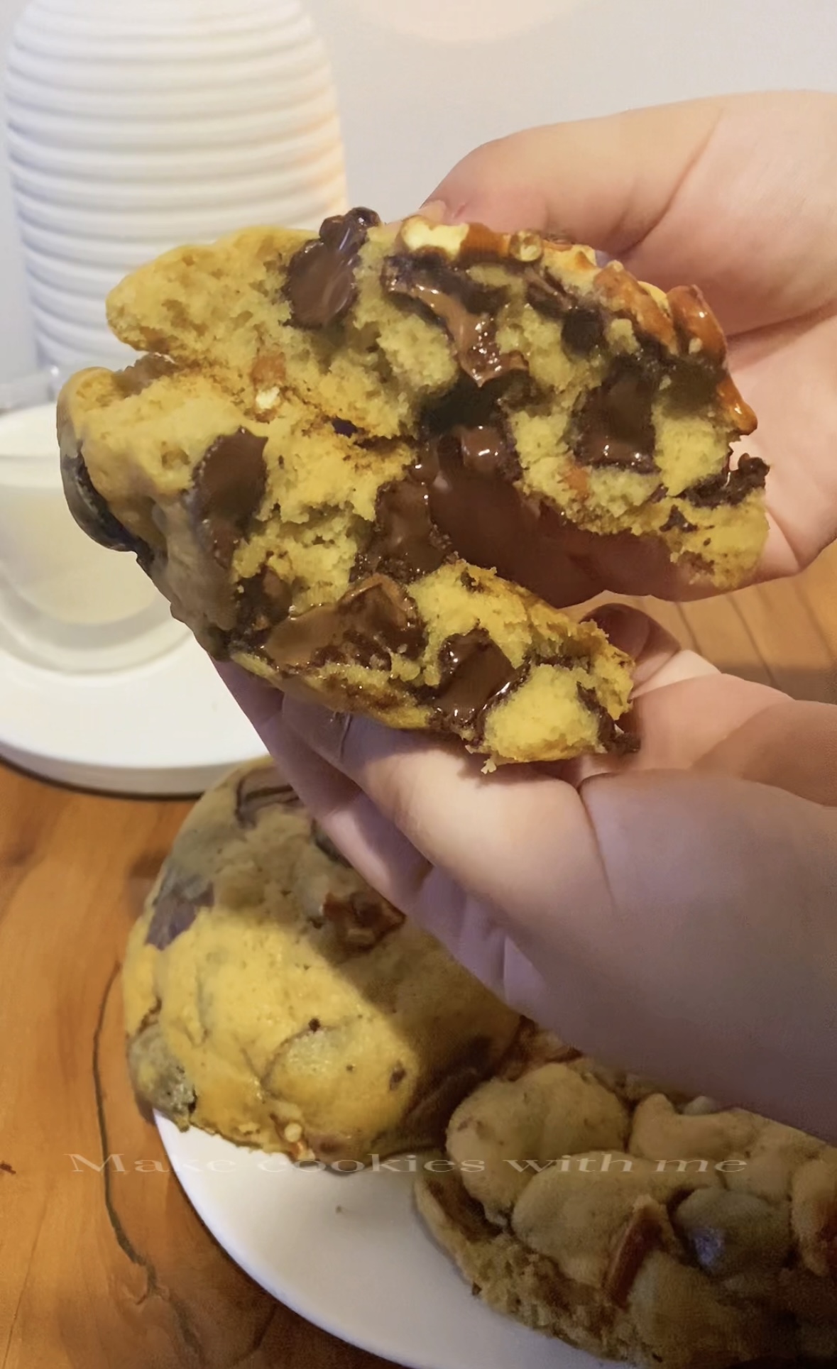 New York-style chocolate chip cookies