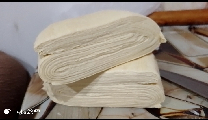 Patte feuilletée