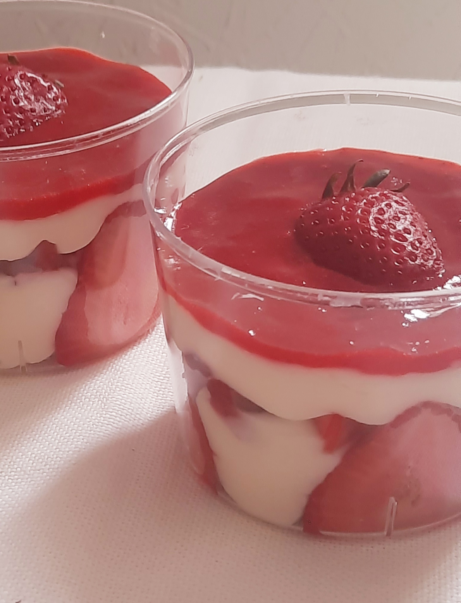 Gâteaux en verrines