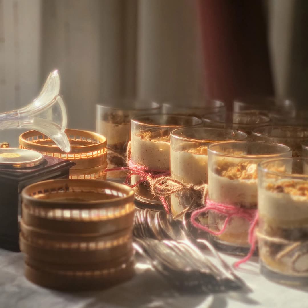 Verrine noisette